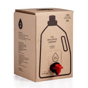 Unscented Laundry Detergent Refill Box (4L) - Budelas